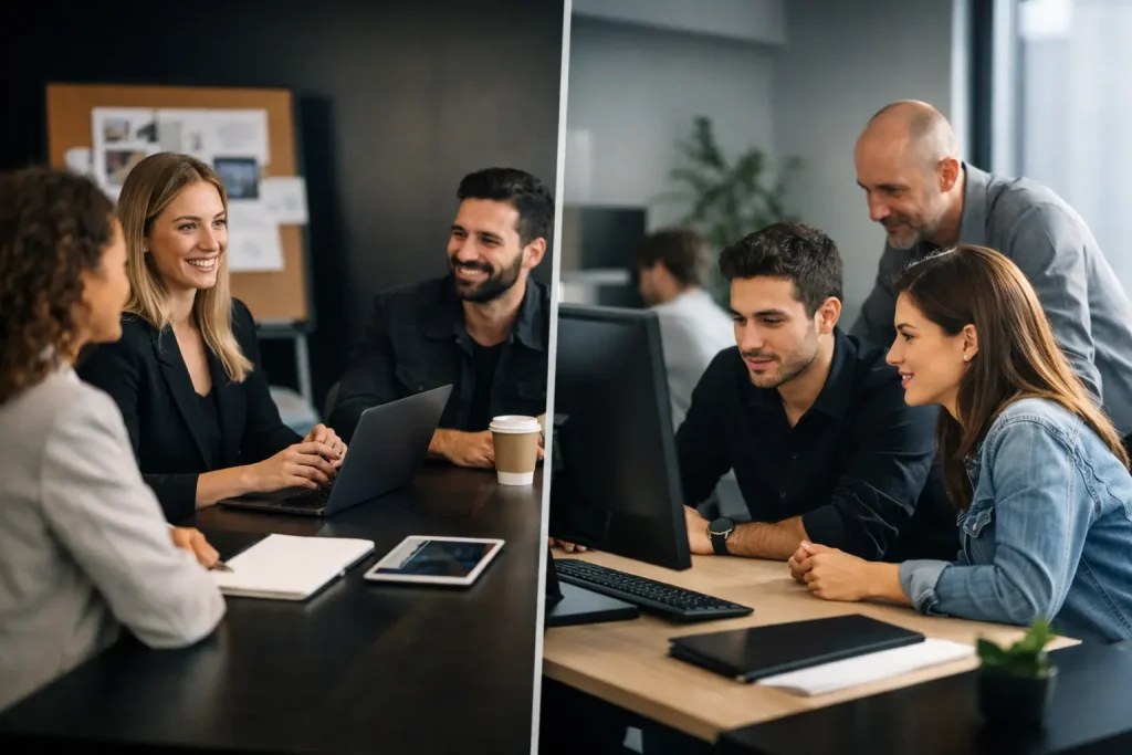 Is it better to hire an agency or an in-house team?