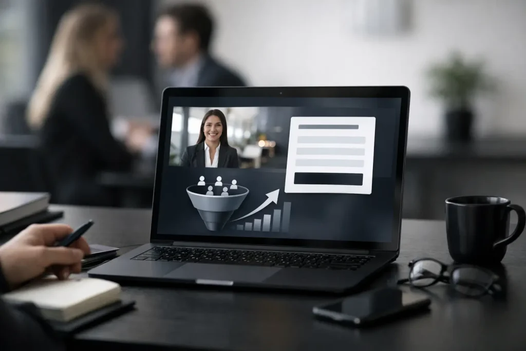 Lead generation landing page