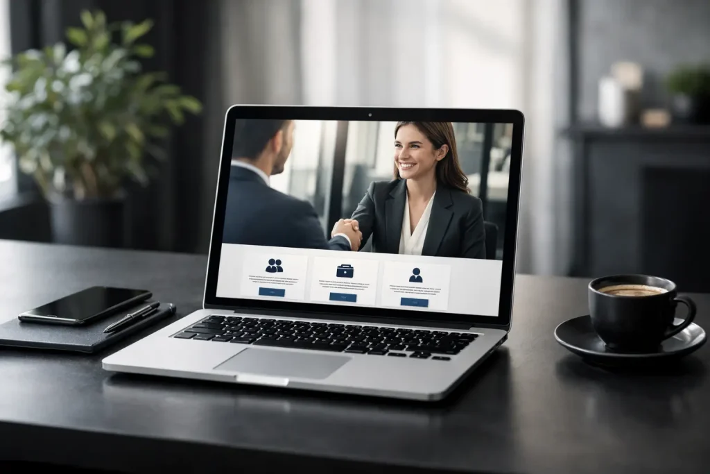 Landing para servicios profesionales que vende