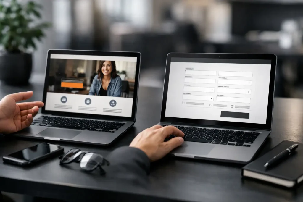 Landing page versus formulario web: ¿cuál vende?